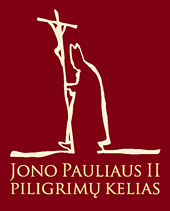 Jono Pauliaus II piligrimų kelio ženklas. <br />Autorė – dailininkė Silvija Knezekytė